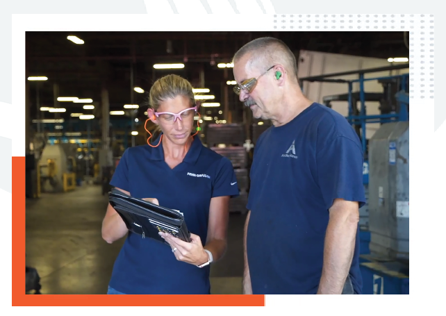 Close up of a wastewater treatment process at a plant