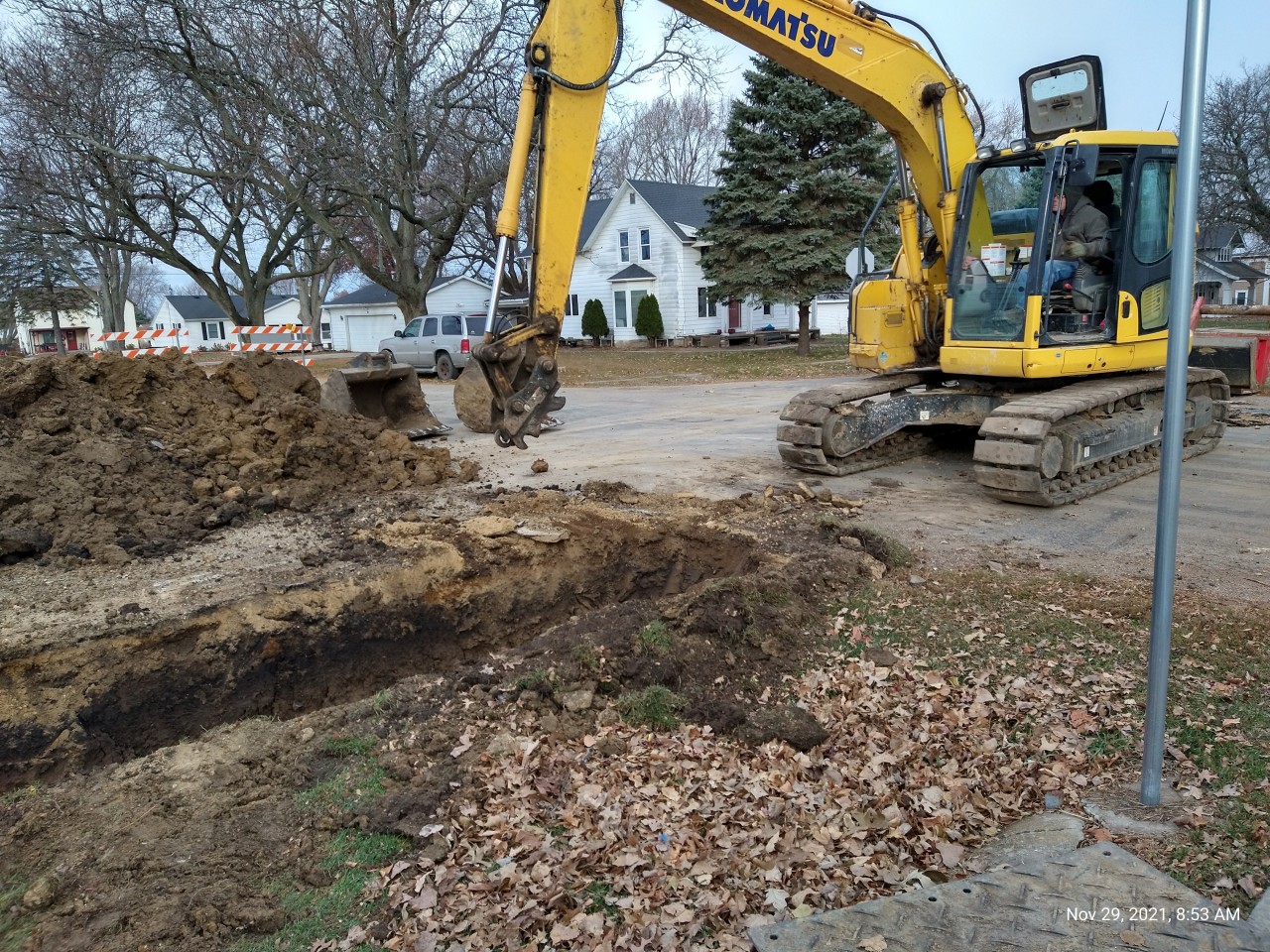 Replacement of lead service line in a community.