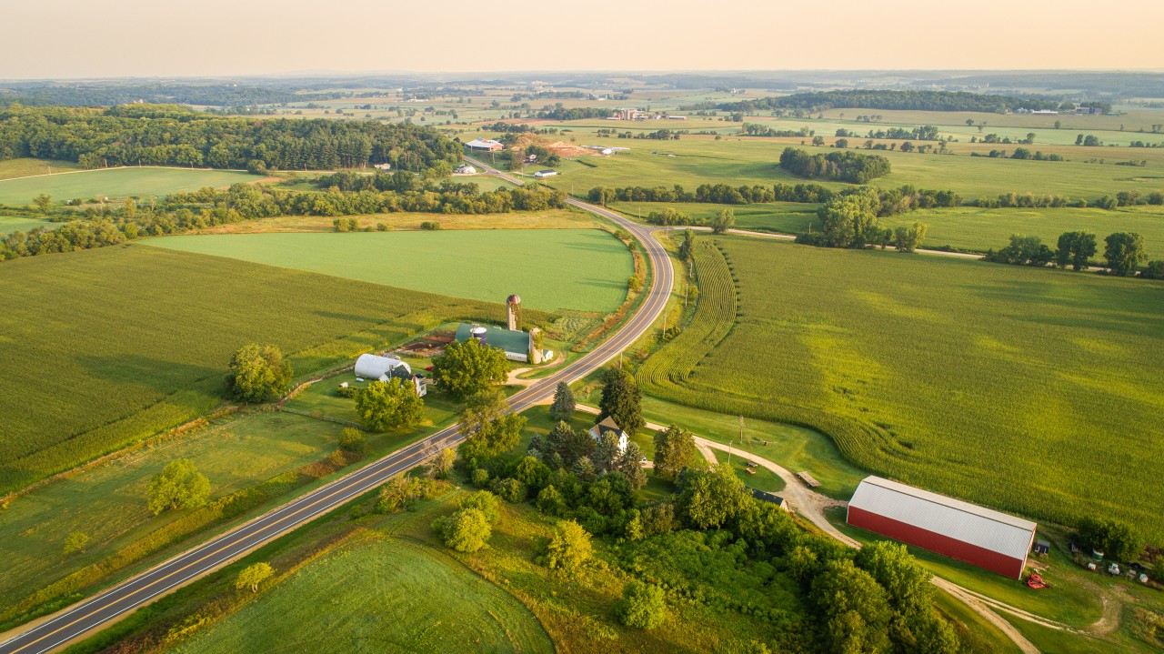 Photo of highway and hilly landscape for nutrient reduction strategy blog.